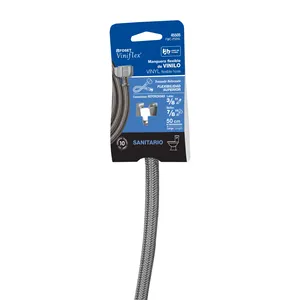 Caja de 6 Mangueras de Inodoro, Vinilo Gris, 3-8x7-8, 50cm, Plástico/Latón - Product Image 4