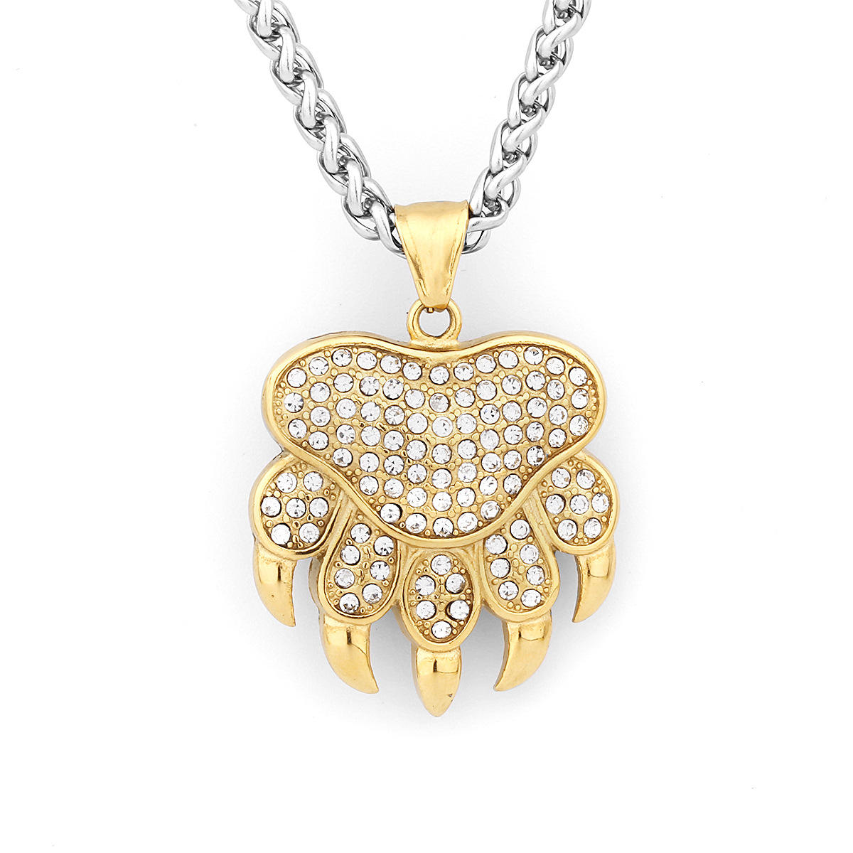 จี้เดี่ยวสีทองไม่มีโซ่