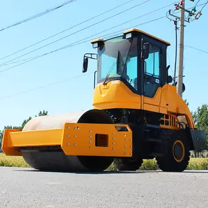 Rodillo de carretera pequeño vibratorio de fabricante chino 5000kg rodillo de carretera de 5 toneladas con certificado CE ISO