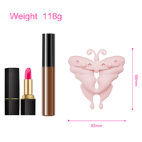 KI-App-gesteuerter Dual-Motor Tragbarer Nippel-Vibrator aus Flüssigsilikon USB-Aufladbar IPx6 Wasserdicht 12 Frequenzen