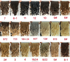 180g Brun Foncé Blonde Marque Privée 24 Pouces Fibre Japonaise Kanekalon Ligne de Poisson Synthétique Halo Extensions de <span class=keywords><strong>Cheveux</strong></span> - Product Image 5