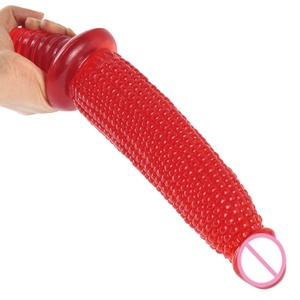 FAAK-70 13inch Corn Shaped <b>Dildo</b> Realistic Corn Sex Toy Soft but Stiff Sex love Anal Plug Plants Shaped <b>Dildo</b> for Women - Product Image 6