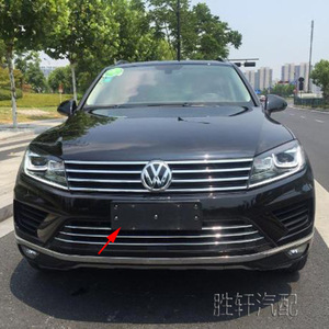 Marco para Placa de Matrícula de Volkswagen Touareg 2016-2018 7P6807287H, Soporte de Montaje de Plástico para Parachoques Delantero - Product Image 4