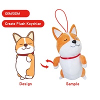 Peluche Otter Personnalisée Douce de 10 cm pour Bébés et Enfants, Jouet Porte-clés Animal en Peluche