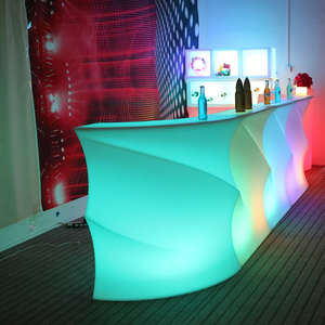 Điều Khiển Từ Xa Di Động Màu Rgb Thay Đổi Đèn Led Chiếu Sáng Quầy Bar Sự Kiện Ngoài Trời Câu Lạc Bộ Tiệc Tùng Nội Thất Led Beach Bar Mobile - Product Image 3