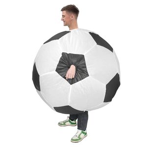 زي كرة قدم قابل للنفخ مضحك لحفلات الهالوين للبالغين من الجنسين - Product Image 4
