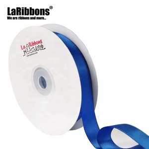 LaRibbons Eco-Friendly Polyester Satin <b>Ribbon</b> 1-1/2 Inch Solid Red Woven Double Face Custom Logo Wedding Gift Wrapping - Product Image 6