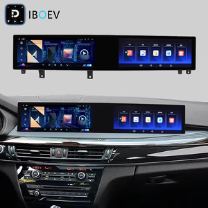 Diboev 21 inch kép IPS màn hình xe cho DVD player <span class=keywords><strong>Android</strong></span> 15 Carplay 4 gam GPS đài phát thanh cho BMW X5 E70 DSP RGB ghế sau giải trí - Product Image 1