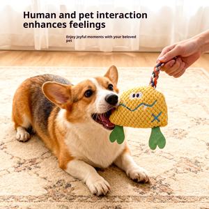 Çevre dostu kadife peluş köpek çiğnemek oyuncak orta ve küçük köpekler için dayanıklı ve su geçirmez IP67-tüm mevsim Pet oyuncak - Product Image 3