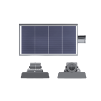 Lampadaire solaire tout-en-un à LED 60W IP65 Corps de lampe en alliage d'aluminium Alimentation CC pour l'éclairage routier
