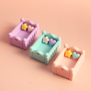 Mini Doll <b>House</b> <b>Bed</b> Resin Charms Pretend Play Miniature Furniture DIY Craft Accessories Simulation <b>Bed</b> for Doll <b>House</b> Decoration - Product Image 4