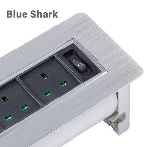 <span class=keywords><strong>Prise</strong></span> électrique motorisée automatique en alliage d'aluminium avec <span class=keywords><strong>prise</strong></span> universelle /USB/VGA/boîte de données pour bureau de conférence - Product Image 4