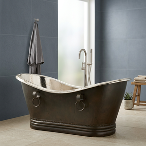 Bañera de Cobre Hecha a Mano, de Lujo, Elegante, de Doble Deslizamiento, Independiente, en Oferta, a Precios Económicos - I H C - Product Image 1