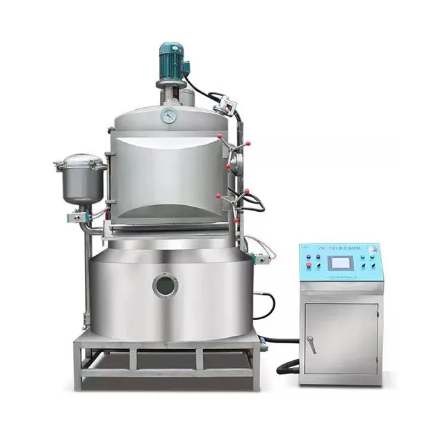 Mesin penggorengan vakum keripik sayuran dan buah, Mesin Pengering minyak otomatis suhu rendah