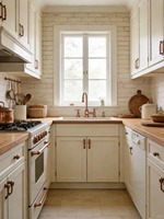 Armoire de cuisine modulaire multifonction Prima Transitional Soft Gloss Hybrid Wood Panel pour maison de style mixte