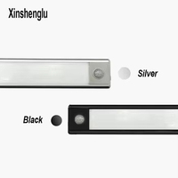 Lampu Kabinet LED Modern dengan Sensor Gerak, Dapat Diisi Ulang via USB, Lampu Kabinet Pintar yang Dipasang di Dinding