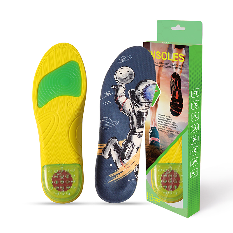 Ортопедические гелевые стельки, силикон, поддержка свода стопы, Спортивная дышащая Сотовая Стелька