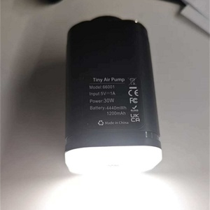 Mini Bomba de Aire Portátil Personalizable con Luz LED, Compresor de Aire Inalámbrico - Product Image 1