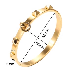 American Hot Sale Wholesale Price <b>Cute</b> & Punk Stainless Steel Women's Cable Wire <b>Bracelets</b> - Product Image 4