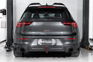 Kit carrosserie pour Volkswagen Golf 8 GTI, style Shyl amélioré, en fibre de carbone, comprenant lèvre avant, jupes latérales, diffuseur et spoiler - Product Image 6