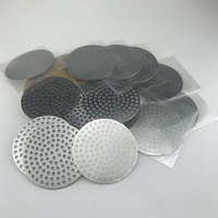 Filtres à café gravés en acier inoxydable 304/316 de qualité alimentaire, réutilisables, pour tampons d'espresso, épaisseur 0,8 mm, 1 mm, 1,7 mm, 51/53/58 mm