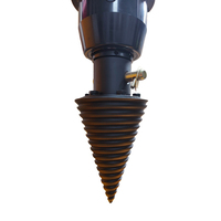 Fabricant de tarières hydrauliques pour excavatrices et chargeuses compactes, tarière à cône pour bûches, tarière à vis pour souches, à vendre