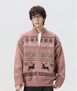 <span class=keywords><strong>Pull</strong></span> de Noël 2026 Nouvelle Collection <span class=keywords><strong>Homme</strong></span> et Femme – Cardigan Zippé Décontracté Tendance et Polyvalent – Le <span class=keywords><strong>Pull</strong></span> Moche - Product Image 5