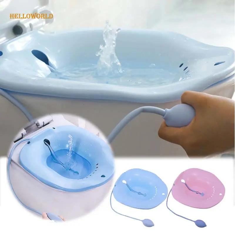 Portable Folding Vaginal Steaming Yoni Seat Seat Female Yoni Steam Herbs Seat Sitz Bath Toilet Postpartum Care With Flusher