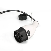Câble de recharge EV de type 2 européen 16A 32A Double tête de charge IP55 220V 380V 3m 5m Personnalisable OEM pour station de recharge de véhicules électriques