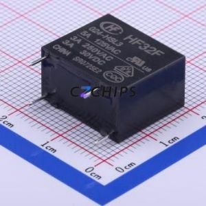 HF32F/024-HSL3 Power Relay Through hole,10.2x18.4mm Relay 24V 1 Normally Open: 1A (SPST-Normally Open)::: 4 3A-30VDC/3A-250VAC - Product Image 1