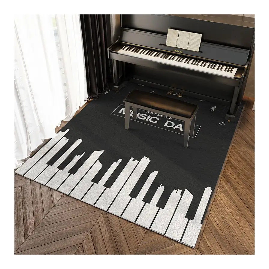 Custom Piano drum soundproof carpets 3d silencing and falling sound protection blanket sound-absorbing shock anti slip blanket