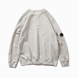 เสื้อสเวตเชิ้ตคอกลมผ้าเทอร์รี่คอตตอน 100% ยูนิเซ็กซ์ ระบายอากาศได้ดี ไม่หด ไม่ยับ สีพื้น ทรงโอเวอร์ไซส์ ย้อมสีเรียบง่าย สวมใส่สบายในฤดูหนาว - Product Image 3