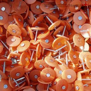 1LB USA Canada pour le plafond 1 pouce anneau tige capuchon en plastique clous de <span class=keywords><strong>toiture</strong></span> - Product Image 5