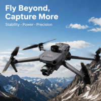 Drone jouet Wing 001 avec double caméra 4K, évitement d'obstacles et maintien d'altitude, quadricoptère RC pliable pour enfants et débutants