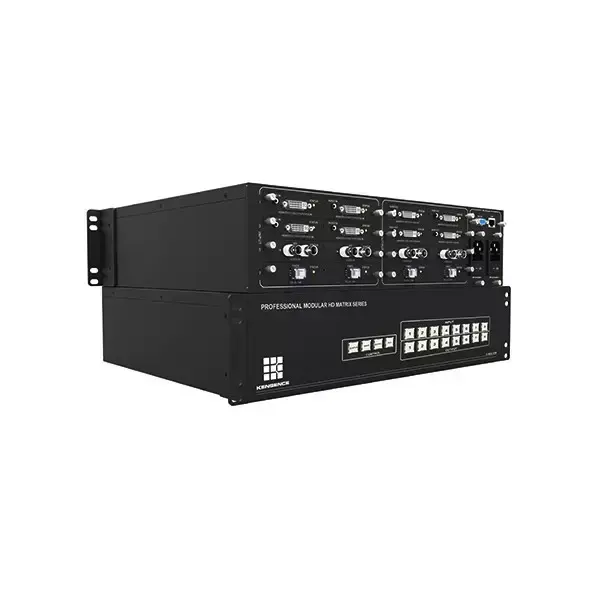 Cctv Video Matrix 8x8/16x16/32x32/72x72 Modular 4k 60hz Seamless video hdbaset hdmi matrix switcher over cat6