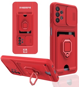 Accesorios para teléfonos inteligentes para Samsung Galaxy A55 A35 A25 A15 A05 PC TPU Amor Case con Kickstand Camera Protection Back Cover - Product Image 2