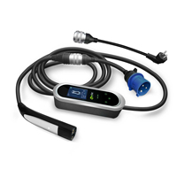 Chargeur de véhicule électrique modulaire Epro 3-en-1 7 kW avec prises électriques 32A Blue CEE et 16A Euro 220V NACS Zencar EVSE portable avec application et écran 3,5 pouces