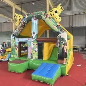 Château gonflable à thème animal en PVC de nouvelle conception, 4m*4m, petit parc de saut gonflable, maison de saut gonflable pour enfants à <span class=keywords><strong>vendre</strong></span> - Product Image 1