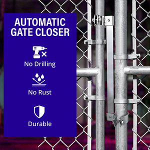 Hiện đại nhiệm vụ nặng nề thép carbon Chuỗi liên kết cổng gần hơn tự động cổng gần hơn có thể điều chỉnh tốc độ cho ngoài trời không khung - Product Image 5