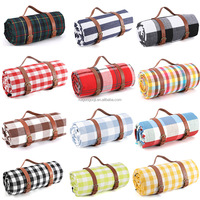 Tapis de pique-nique pliable d'extérieur personnalisé 200x200cm, imperméable, en acrylique léger, durable, doux, pour le camping, la plage, le barbecue