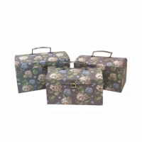 Usine directe nouvelle boîte de pirate rétro 3 pièces valise main boîte-cadeau boîte d'emballage avec valise portable