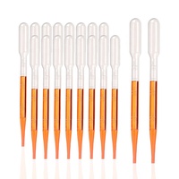 Pipette de transfert graduée 1mL 3mL 5mL Pipette de transfert Pasteur compte-gouttes stérile en plastique Micro PE pour laboratoire