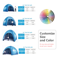 Tentes gonflables personnalisées pour salons professionnels en plein air, impression de logo, chapiteau publicitaire, arche gonflable