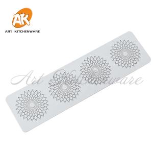 แผ่นรองเค้กลายลูกไม้แม่พิมพ์ซิลิโคนช็อคโกแลตเค้กเครื่องมือตกแต่งเค้กขอบเค้กแม่พิมพ์ขนมอบ LFM93 - Product Image 6