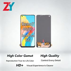 สำหรับ <span class=keywords><strong>OPPO</strong></span> <span class=keywords><strong>RENO7</strong></span> 4G/5G Reno7se 5G หน้าจอสัมผัส OLED/TFT LCD ความละเอียดสูง  ความสว่างสีสันสดใส - ซ่อมโทรศัพ<span class=keywords><strong>ท</strong></span>์มือถือ - Product Image 1