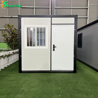 Bureau mobile modulaire pliable préfabriqué économique et pratique, conteneur de rangement pliable