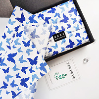 Sophisticated opengewerkt vlinderpatroon 28GSM gekleurd papier voor binnenbekleding van juwelendoosjes en horlogeverpakkingen