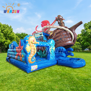 Château gonflable pirate WINSUN, château gonflable rebondissant, trampoline, structure de saut pour fête - Product Image 1