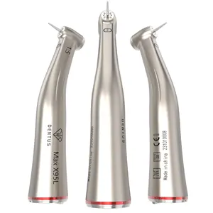 Contra angle low speed electric handpiece X95L increasing internal water spray red ring fiber optic dental suppliers