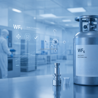 Fabricante Verificado de Hexafluoruro de Tungsteno WF6 con Pureza 5N para Deposición de Semiconductores, Gas Especial DOT